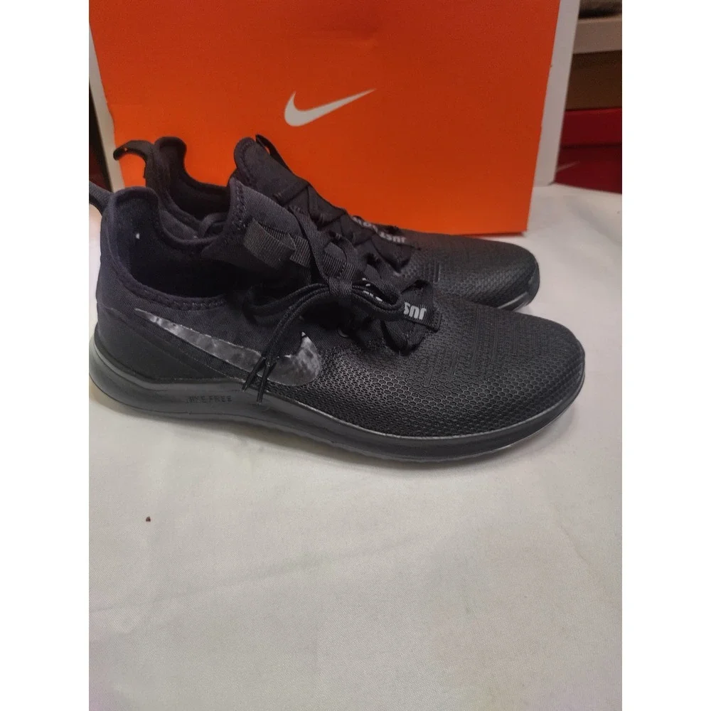Womens Nike Free TR 8 Triple Black Training Shoes 942888-002 Size 9 - Picture 4 of 9